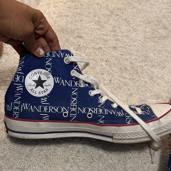 JW Anderson converse blue chuck 70 Navy Logo High-Tops size 10.5 men 12.5 women. - Picture 7 of 13